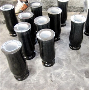 Custom G654 & G603 Granite Vase Monument Acessary Urn Bench