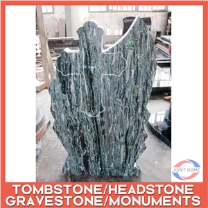 European Style Olive Green Cemtery Gravestone Monuments