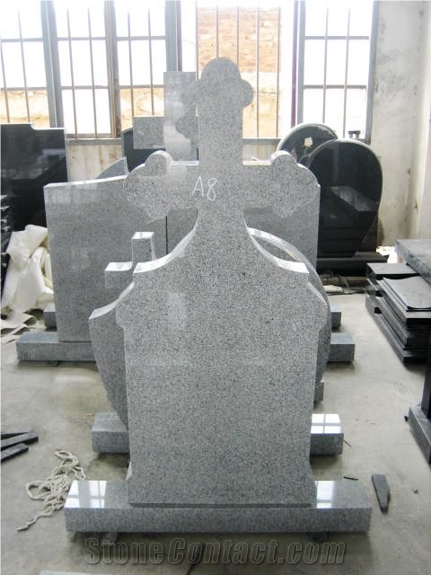 G664 Granite Cross Tombstone Monument Memorial Headstone