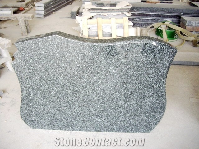 Nature Green Color Gravestone, Tombstone Monument Headstone