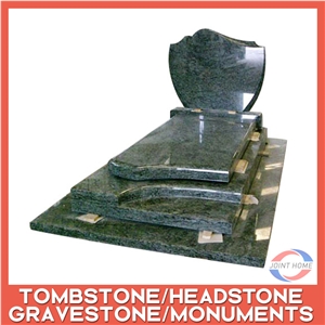 New Western Style Grey Granite Spain Lapida Headstones