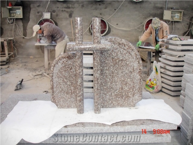 Original G603 Grey G664 Monument, Padang Marrone, Gravestone