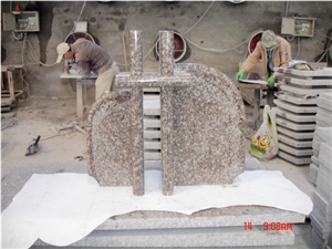Original G603 Grey G664 Monument, Padang Marrone, Gravestone