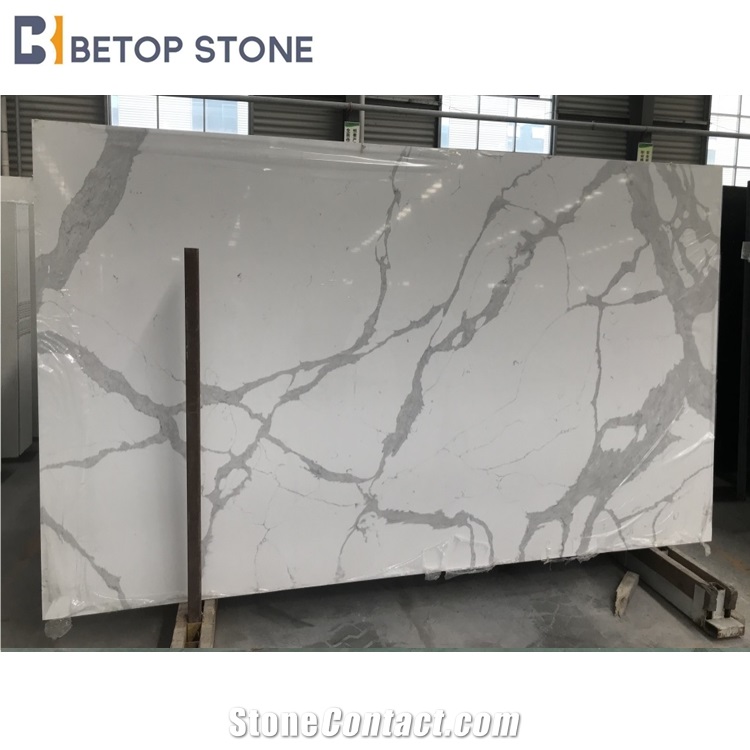 Artificial Calacatta Bellissimo Big Slabs For Wall