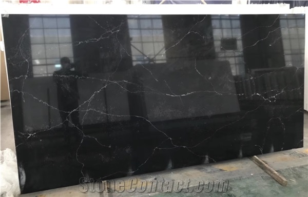Artificial Quartz Carrara Black