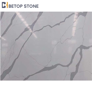 Beautiful Kitchen Top White Calacatta Quartz