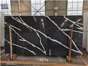 Black Artificial Quartz Calacatta Nero
