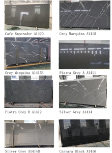 Calacatta Marble  Quartz Artificial Stone All Series