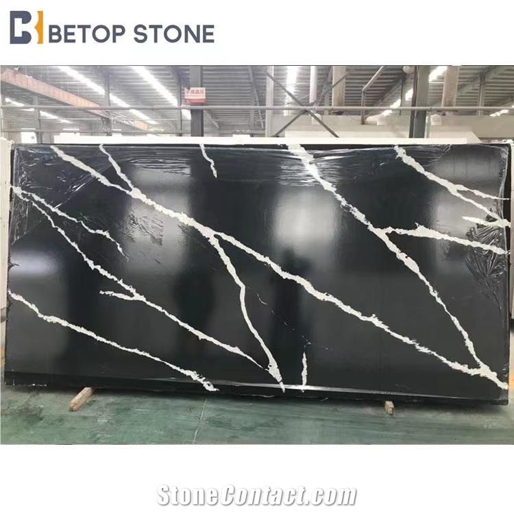  Calacatta Nero Quartz Slabs