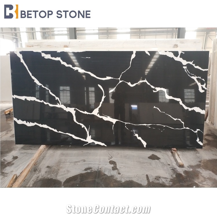 Calacatta White Jade Quartz Hot Selling Products Slabs