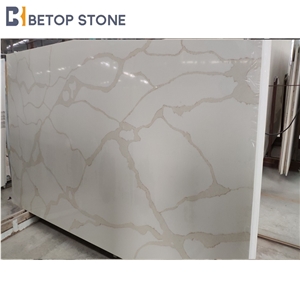 Crystal White Marble Quartz Wall&Floor Slab Artificial Stone Crystal White Marble Quartz Wall&Floor Slab Artificial Stone