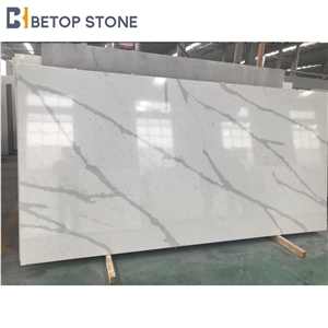 Engineered Quartz Stone Slabs Calacatta Goia-A1805