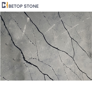 Grey Artificial Quartz Calacatta