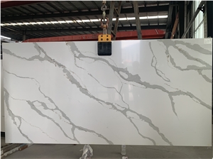 Inquire About Calacatta Golden Artificial Quartz Slab