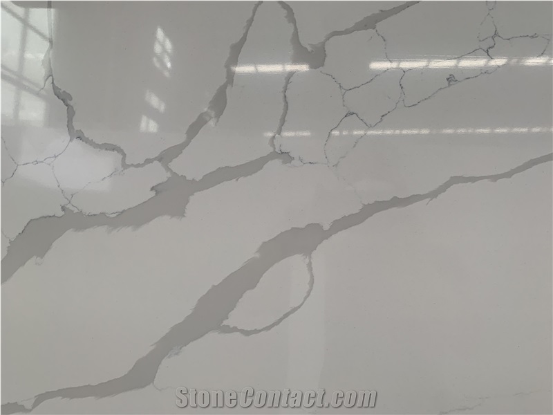 Luxury Building Ornaments Calacatta Quartz Stone