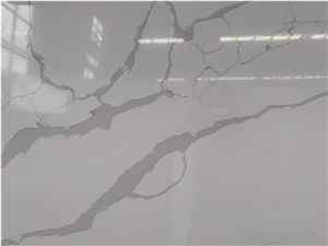 Luxury Building Ornaments Calacatta Quartz Stone