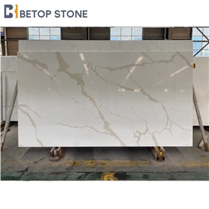 New White Flooring Slabs Calacatta Acrylic Tiles -A1804C