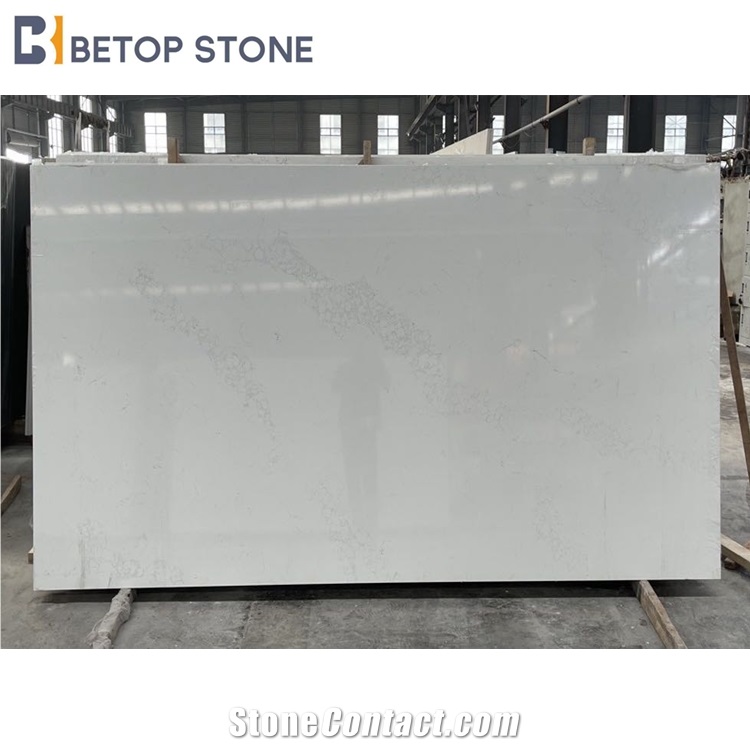 Polished Cheap Price High Quality Calacatta Snow A1803 Slabs