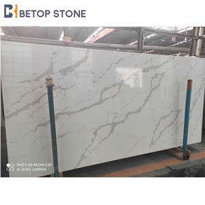 Slab Calacatta Marble Jade Quartz Artificial Stone 1829