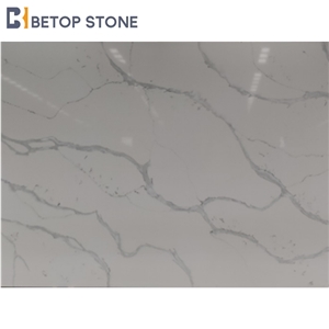Slab Calacatta Marble Jade Quartz Artificial Stone A1830L