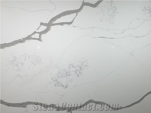Slab Calacatta Marble Quartz Artificial Stone 1827 