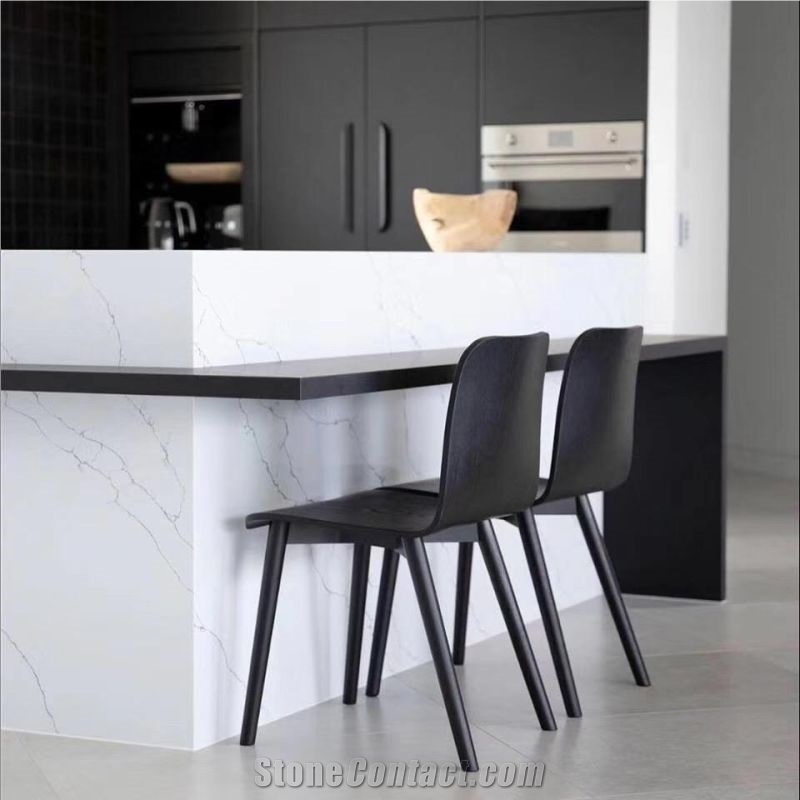 Slab Calacatta Marble Quartz Artificial Stone 1827 