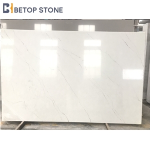 Slabs Calacatta Flowery Quartz A1811 Fashion Style