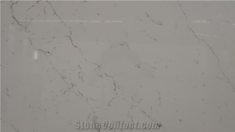 Slabs Calacatta Flowery Quartz A1811 Fashion Style