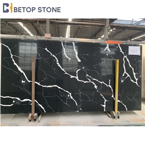White Quartz Calacatta Nero 