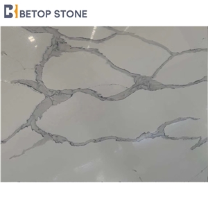 White Quartz Slab Calacatta Veneto