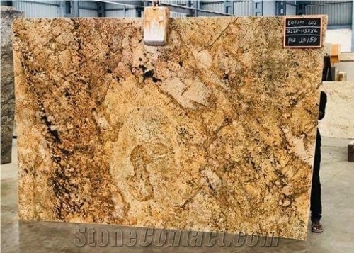 Alaska Gold Granite Slabs