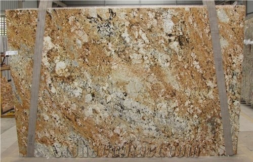 Alaska Gold Granite Slabs