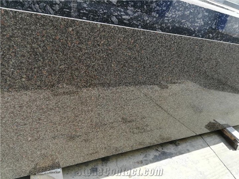 Apple Green Granite Slabs & Tiles, Green Polished Granite