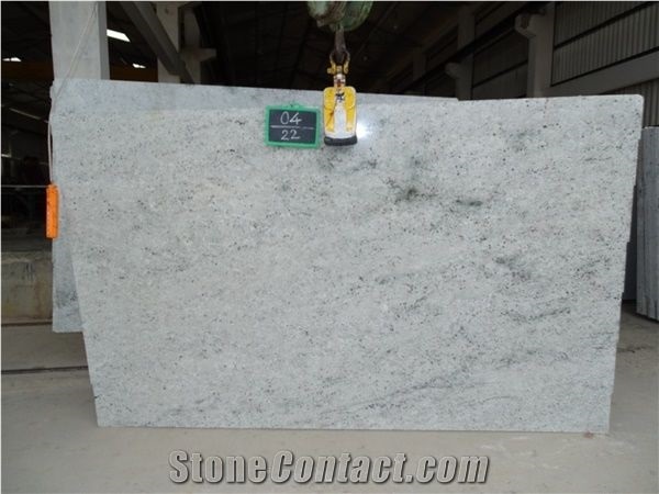 Colonial White Granite Slabs & Tiles, Ivory Cream 