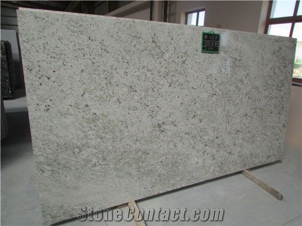 Colonial White Granite Slabs & Tiles, Ivory Cream 