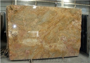 Imperial Gold Granite Slabs, Yellow Granite Tiles  P