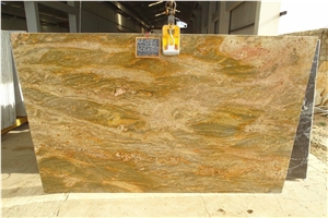 Imperial Gold Granite Slabs, Yellow Granite Tiles  P