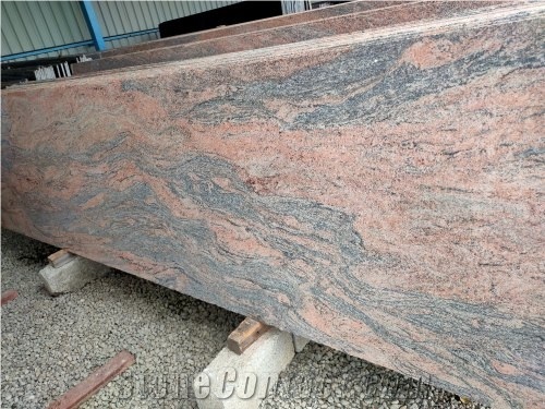 Juparana N Granite Slabs & Tiles, India Red Granite
