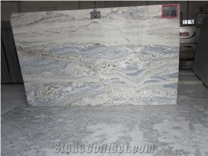 Monte Cristo Granite Slabs, India White Granite