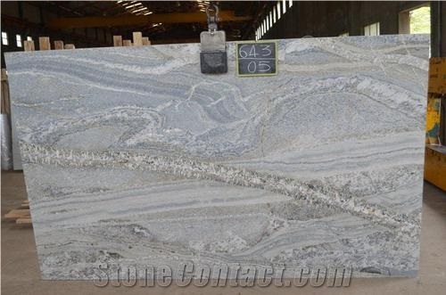 Monte Cristo Granite Slabs, India White Granite