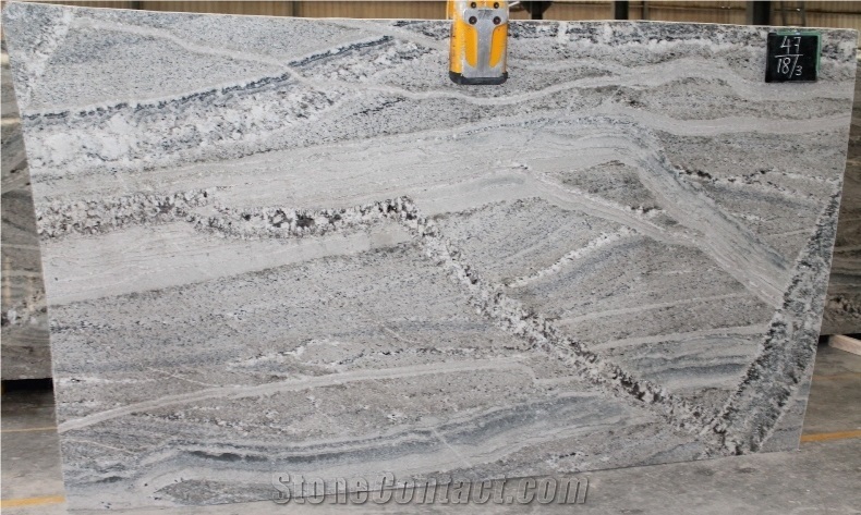 Monte Cristo Granite Slabs, India White Granite
