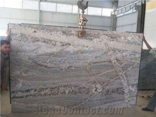 Monte Cristo Granite Slabs, India White Granite