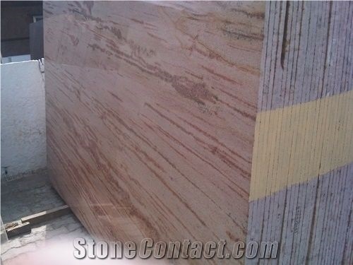 Rising Sun Granite Slabs, India Brown Granite