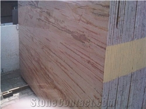Rising Sun Granite Slabs, India Brown Granite