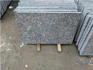 Tan Brown Flamed Granite Slabs, Flamed Granite