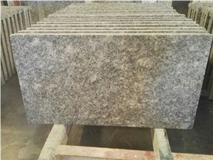 Tan Brown Flamed Granite Slabs, Flamed Granite