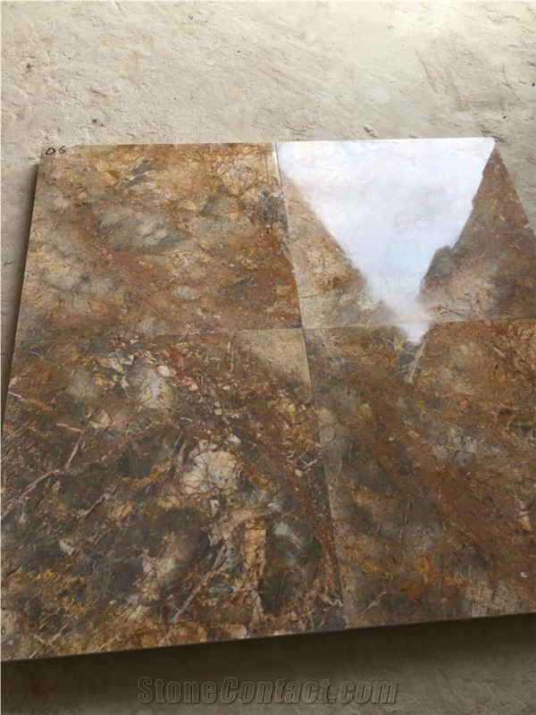 40 X 90 X 2Cm Polished Golden Veins Marble Tile 