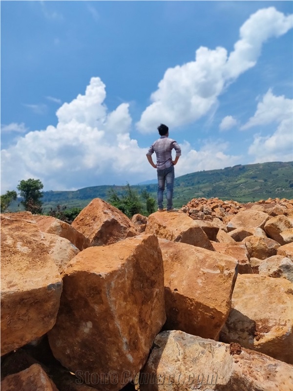 Black Basalt Block Stone In Vietnam