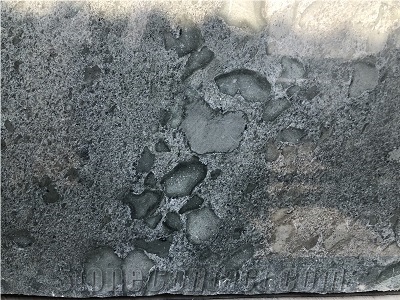 Black Crystal Green Granite Slab