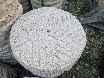 Circle Garden Stepping/Milestone Granite Paver